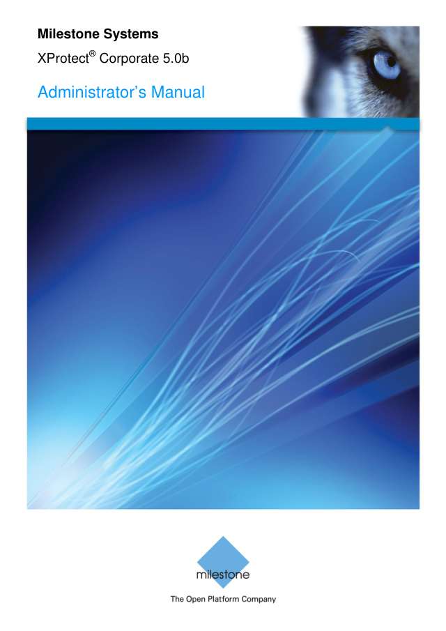 Page 1 of Milestone XProtect Corporate Administrators Manual