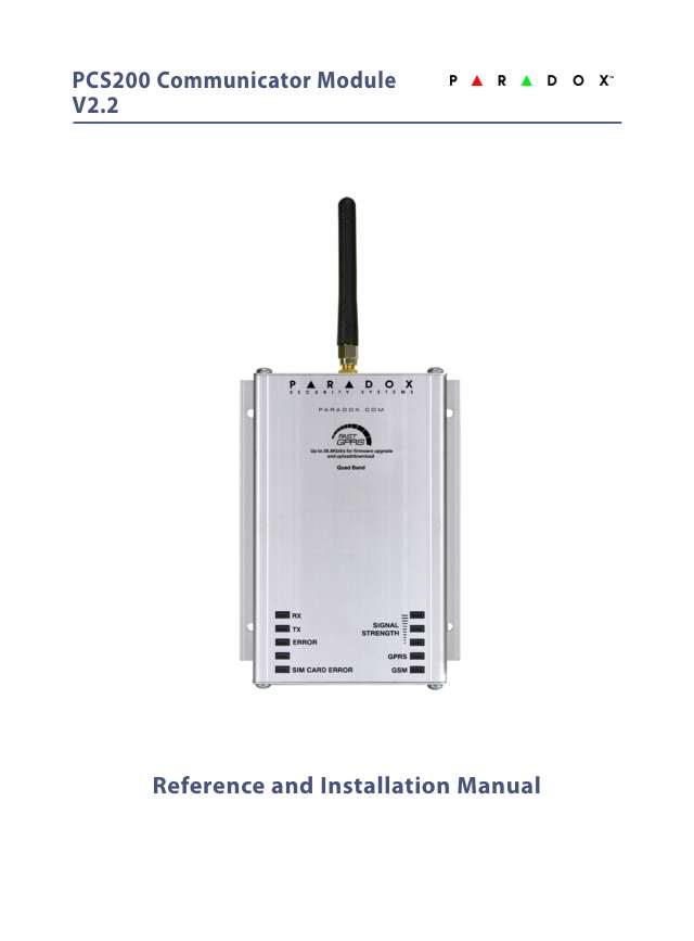 Page 1 of PCS200-EI08