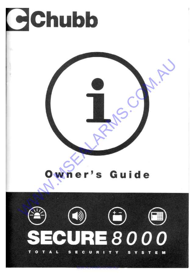 Page 1 of Secure 8000 User Guide