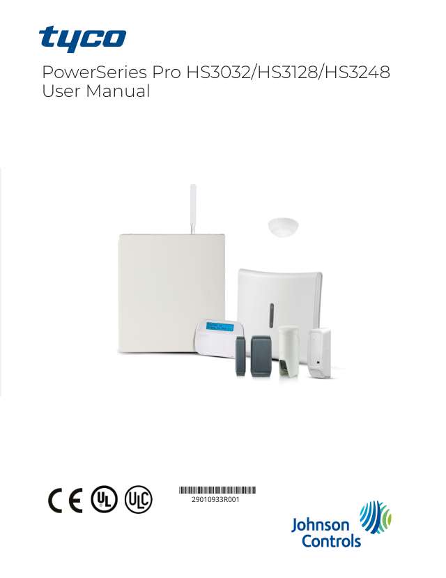 Page 1 of PowerSeries Pro HS3032 / HS3128 / HS3248 User Manual