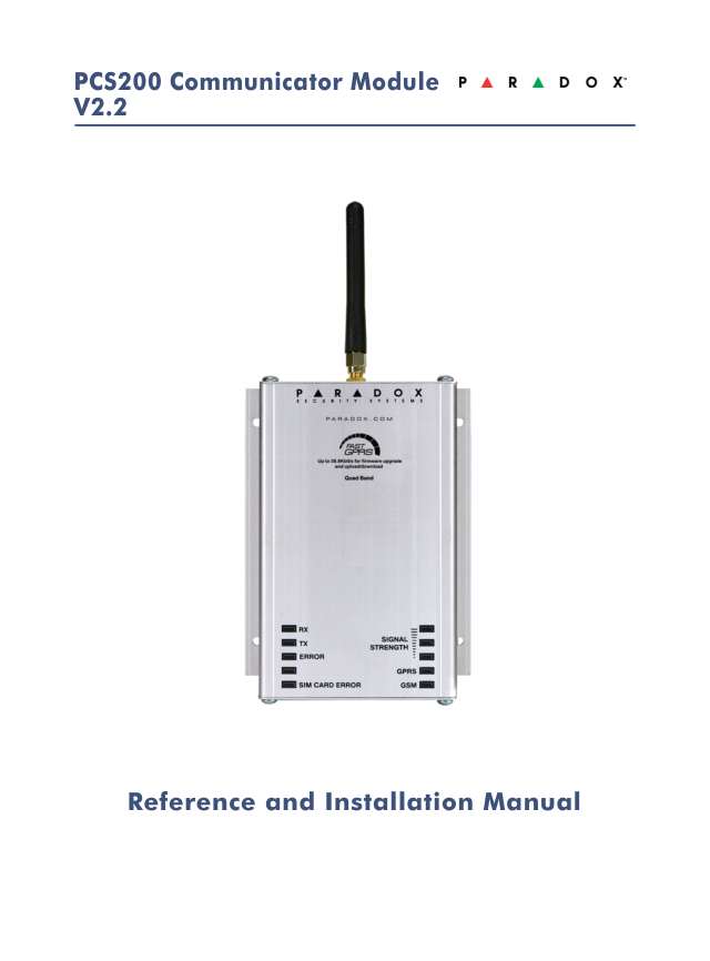 Page 1 of PCS200-EI07 Install