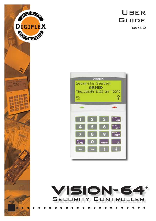 Page 1 of MACC110U Vision-64 User Screen