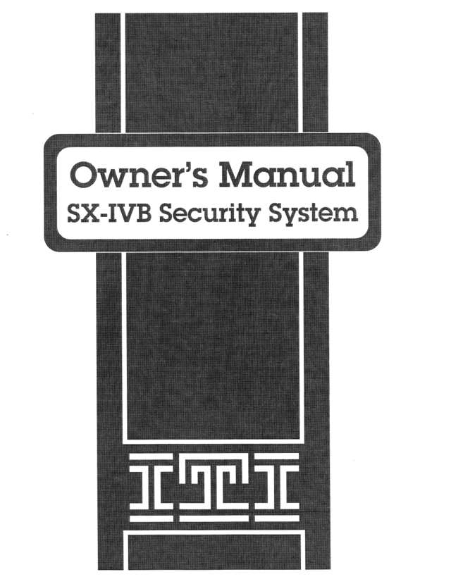 Page 1 of ITI SX-IVB Owner's Manual